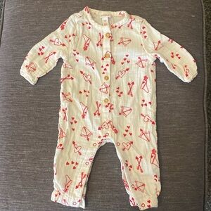 Unisex Valentine Romper 3-6m